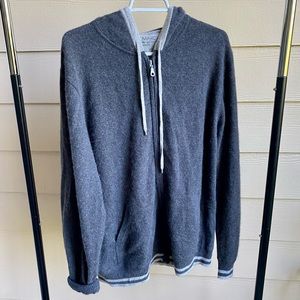 Neiman Marcus Cashmere Zip-Up